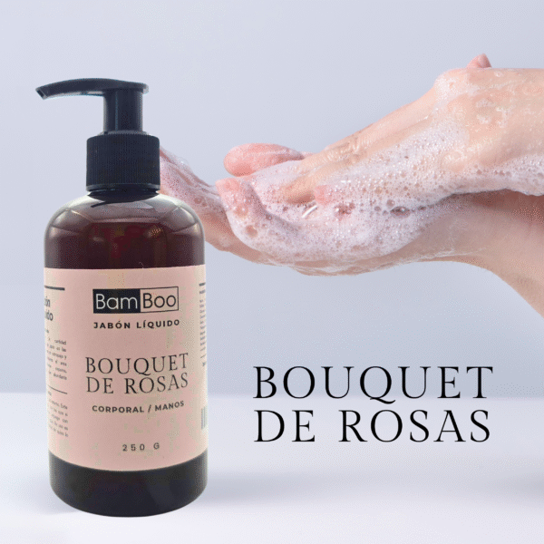JABÓN LÍQUIDO BOUQUET DE ROSAS