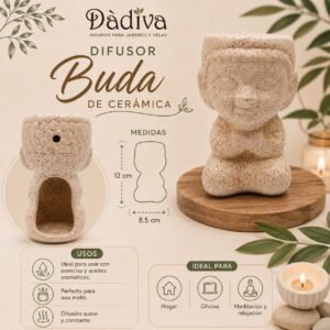 Difusor cerámica buda