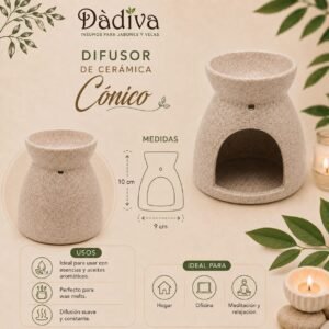 Difusor de cerámica cónico.